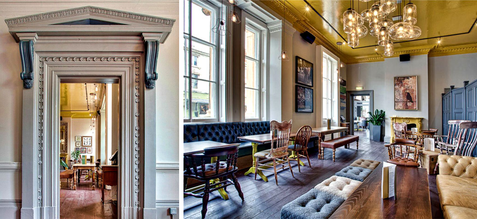 Contemporary gastro-pub decor by DV8 Designs