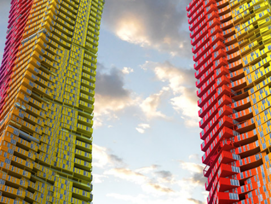 Shipping container skyscraper unveiled by CRG Architects