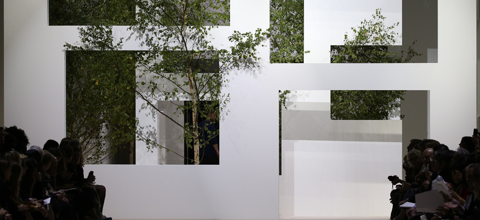 Swiss fashion house Akris get inspiration in Sou Fujimoto's buildings for the Spring Summer 2016 Collection