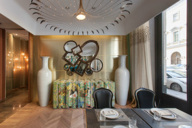 BRABBU Pieces Featured At CoCoCo Restaurant Interior