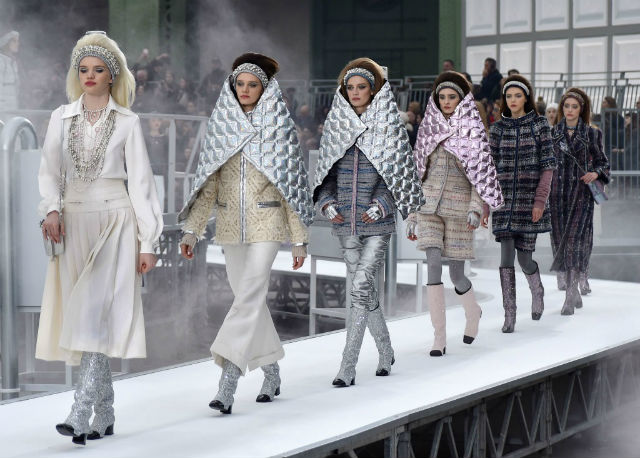 Karl Lagerfeld Launches a Rocket at the Paris Fashion Week 2017