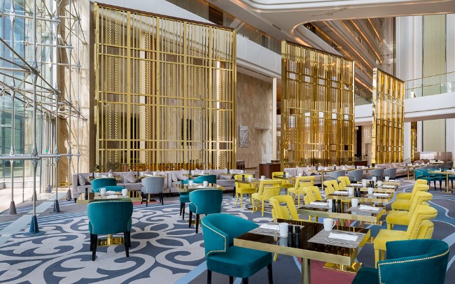Best of Hotel Design Hilton Astana Hotel with BRABBU