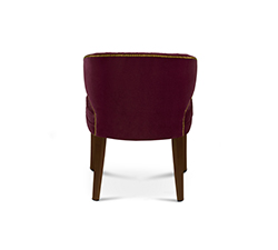 IBIS Dining Chair Mid Century Design by BRABBU is a velvet bar stool with a mystical soul.