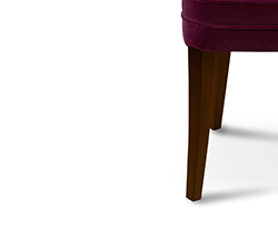 IBIS Dining Chair Mid Century Design by BRABBU is a velvet bar stool with a mystical soul.