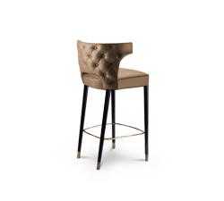 KANSAS Counter Stool Mid Century Design by BRABBU is a velvet bar stool with a mystical soul.