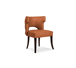 KANSAS Dining Chair Mid Century Design by BRABBU is a velvet bar stool with a mystical soul.