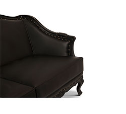 OTTAWA 3 Seater Sofa Modern Contemporary Furniture by BRABBU is a customizable classic leather sofa.