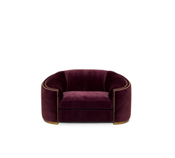 WALES Single Sofa Bespoke Furniture by BRABBU is a velvet sofa that will be the comfort fortress of your living room set.