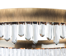 NAICCA | Brass Chandelier Contemporary Lighting Design by BRABBU