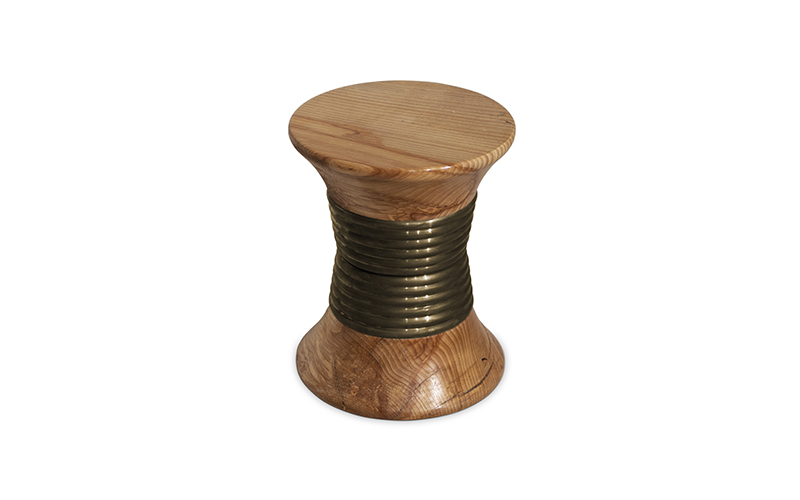 PADAUNG | Tabouret en Bois Contemporain Design par BRABBU