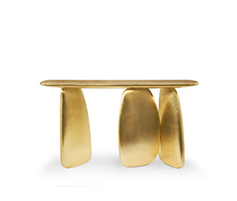 ARDARA Modern Console Table Modern Contemporary Design by BRABBU fits well in a modern home decor.
