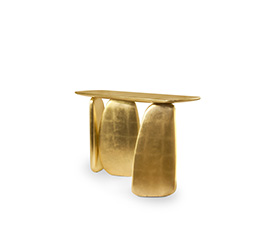 ARDARA Modern Console Table Modern Contemporary Design by BRABBU fits well in a modern home decor.