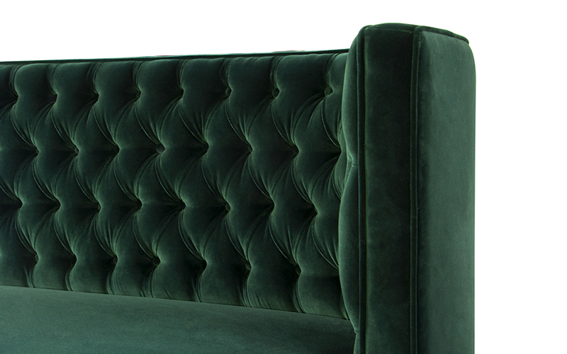 BOURBON | Canapé Contemporain en Velours Design par BRABBU