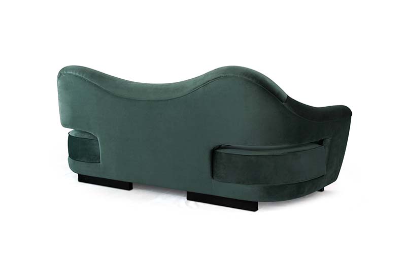 NAU | Velvet Sofa Mid Century Modern Furniture by BRABBU