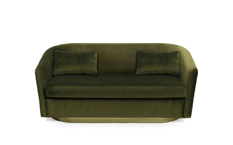 EARTH | Velvet Sofa Modern Design by BRABBU