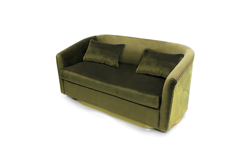 EARTH | Velvet Sofa Modern Design by BRABBU