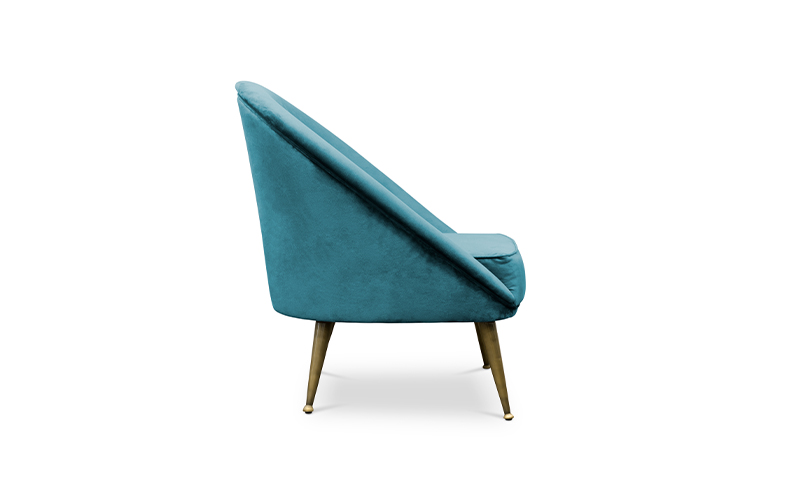 MALAY | Modern Tufted Velvet Armchair by BRABBU