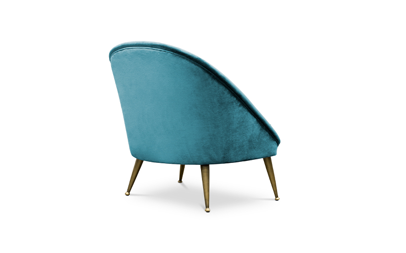 MALAY | Modern Tufted Velvet Armchair by BRABBU