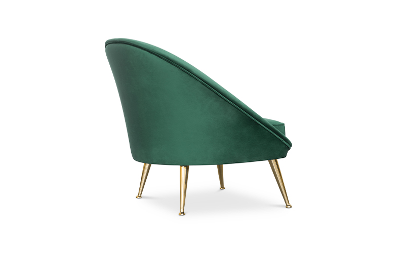MALAY | Modern Tufted Velvet Armchair by BRABBU