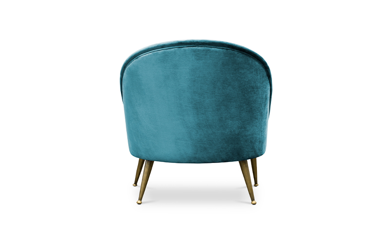 MALAY | Modern Tufted Velvet Armchair by BRABBU