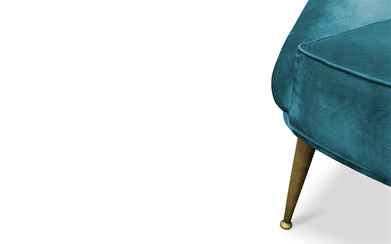 MALAY | Modern Tufted Velvet Armchair by BRABBU