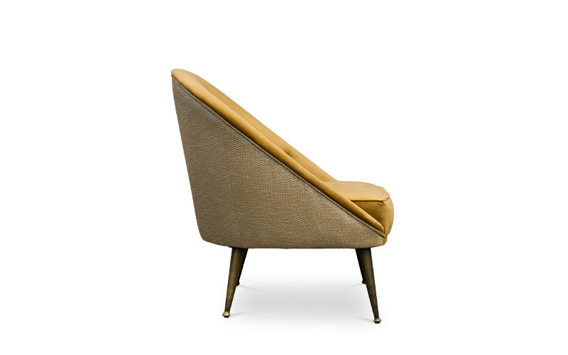MALAY | Modern Tufted Velvet Armchair by BRABBU