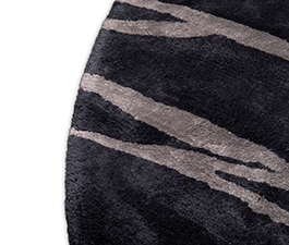 ENZ | Hand-Tufted Rug in Tencel Modern Design by BRABBU