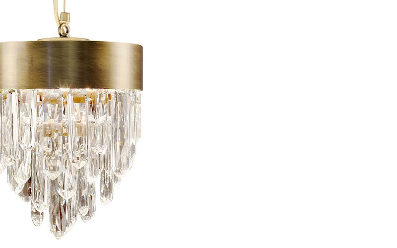 NAICCA | Brass Pendant Light Contemporary Lighting Design by BRABBU