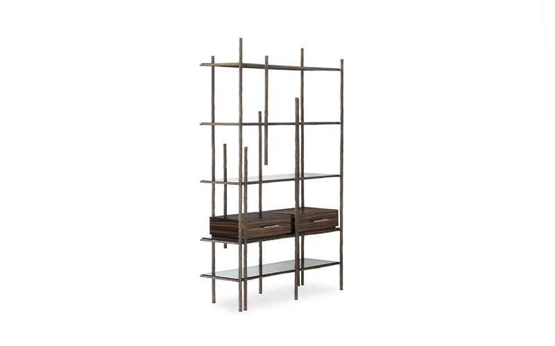 MAMBU | Bibliothèque moderne en bois par BRABBU