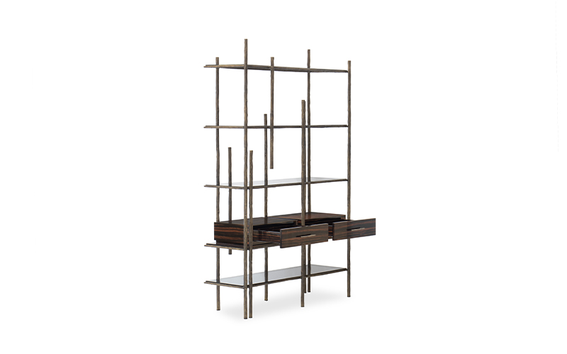 MAMBU | Bibliothèque moderne en bois par BRABBU