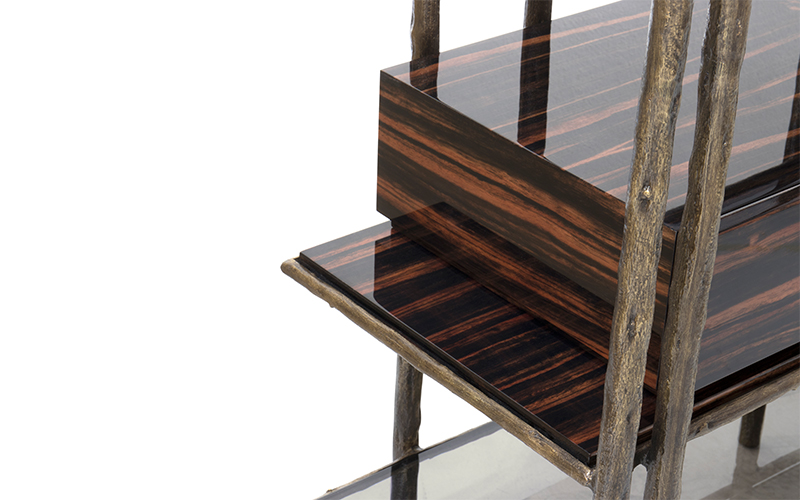 MAMBU | Bibliothèque moderne en bois par BRABBU