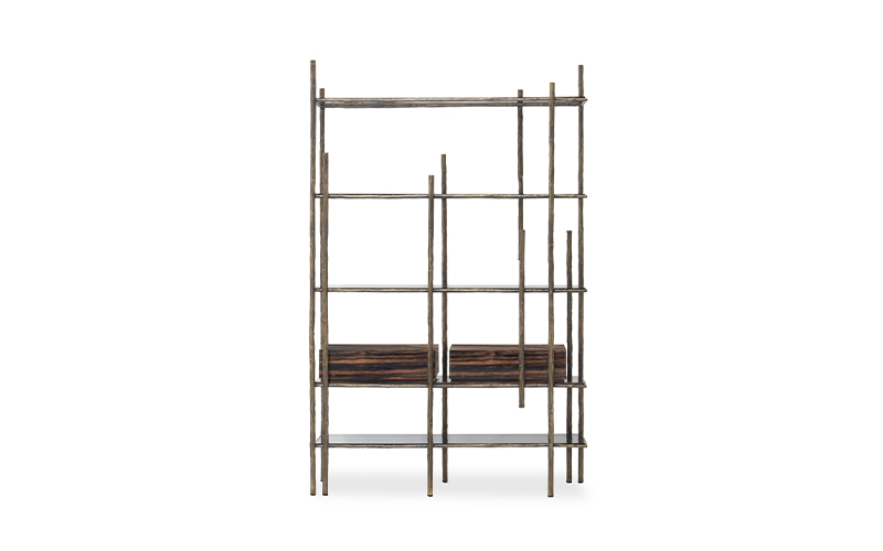 MAMBU | Bibliothèque moderne en bois par BRABBU