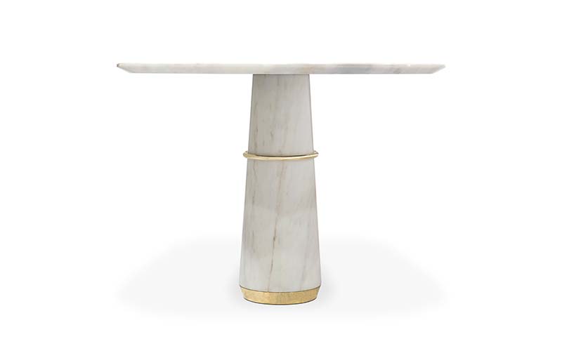 AGRA | Marble Dining Table Contemporary Design by BRABBU