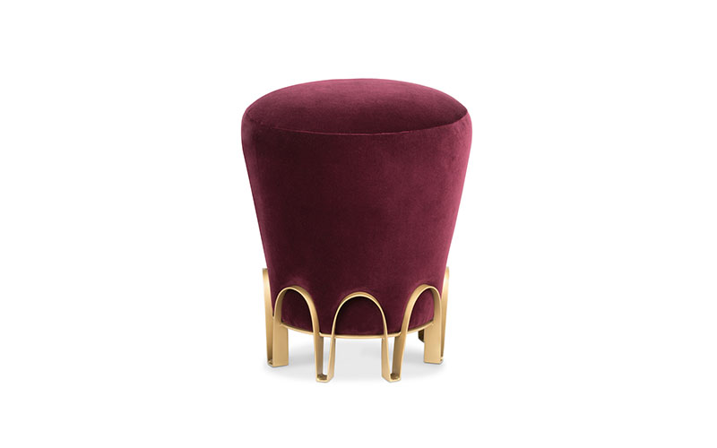 NUI | Velvet Stool Contemporary Design by BRABBU
