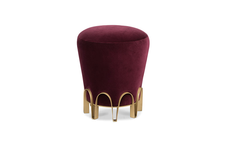 NUI | Velvet Stool Contemporary Design by BRABBU
