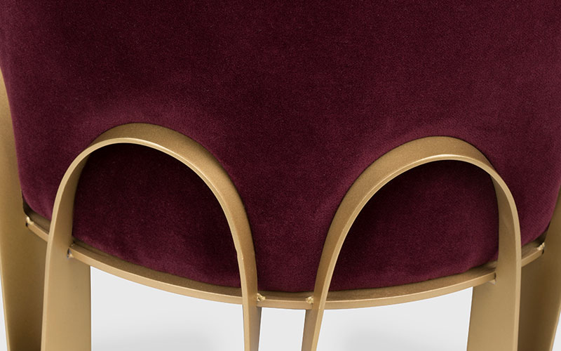 NUI | Velvet Stool Contemporary Design by BRABBU