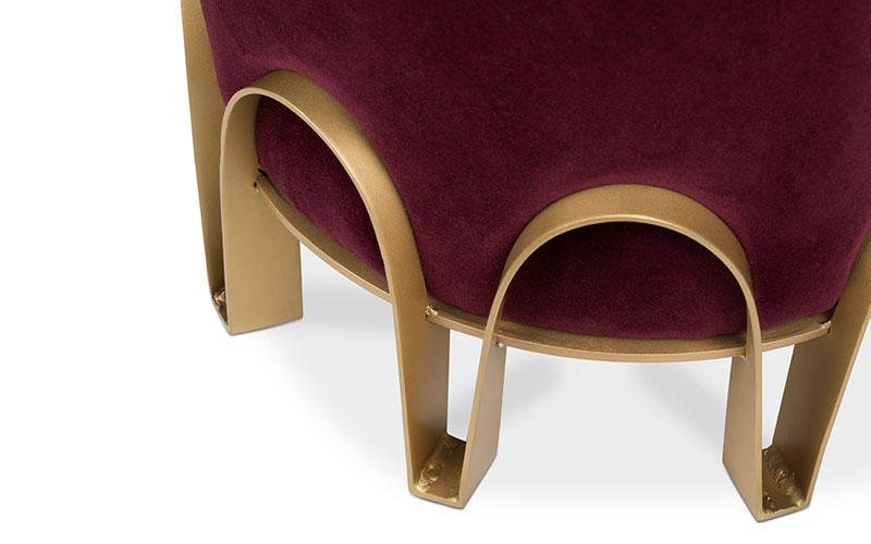 NUI | Velvet Stool Contemporary Design by BRABBU