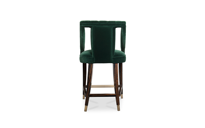 CAYO | Velvet Counter Stool Modern Design by BRABBU