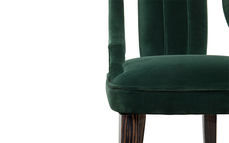 CAYO | Velvet Counter Stool Modern Design by BRABBU
