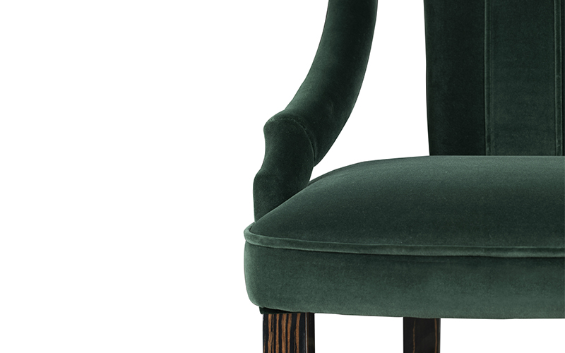 CAYO | Velvet Bar Chair Modern Design by BRABBU
