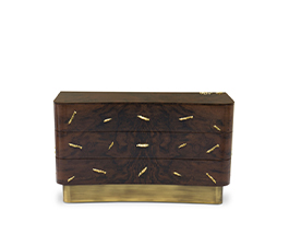 BARAKA | Wooden Chest Modern Design by BRABBU