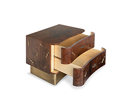 BARAKA | Modern Bedside Table by BRABBU Design Forces 