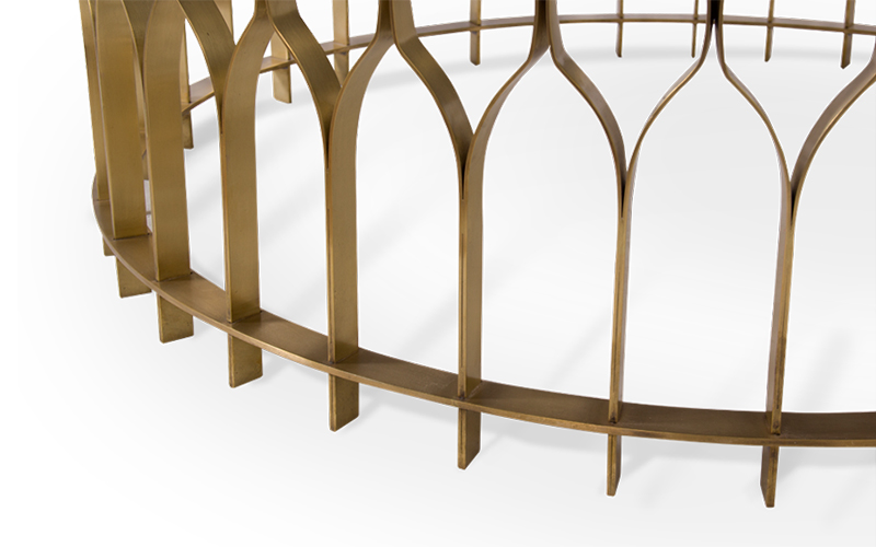 MECCA | Table basse Moderne en Laiton Design par BRABBU