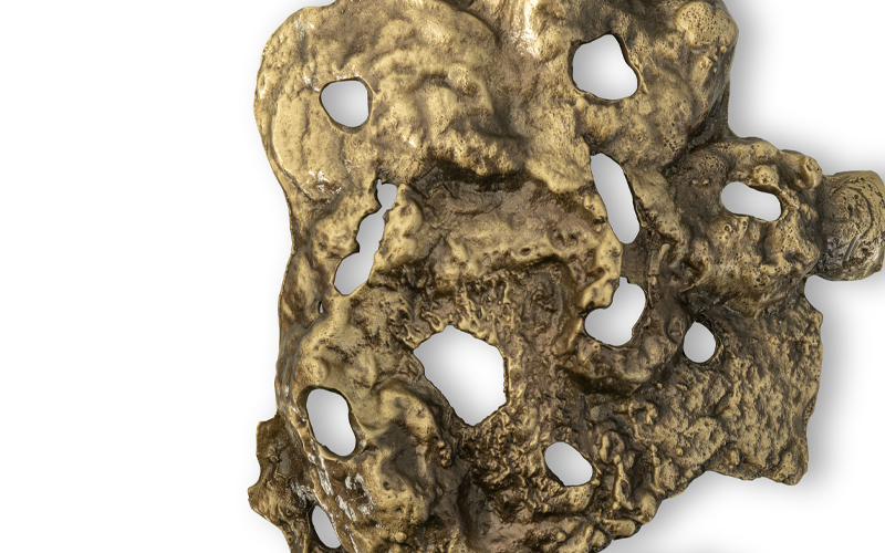 CAY | Gold Brass Modern Classic Wall Light by BRABBU