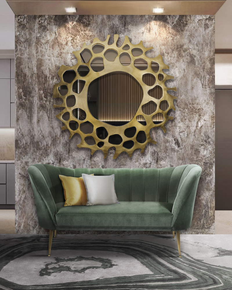 Modern Living Room with ANDES 2 Seat Sofa - Room by Room