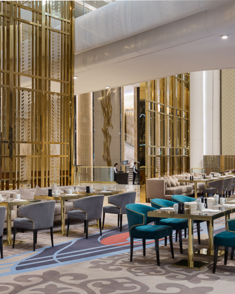 Hotel Interior Design Restaurant with IBIS Dining Chair - Room by Room