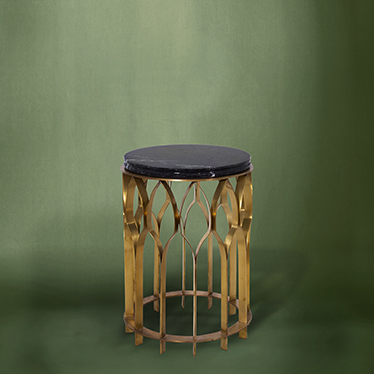 Mosques are majestic architectural works, places for pilgrimage and spiritual cult. Inspired by this, is MECCA side table. On the base stands a green marble top, keeping all the structure balanced and united. MECCA side table will enhance your own home ri